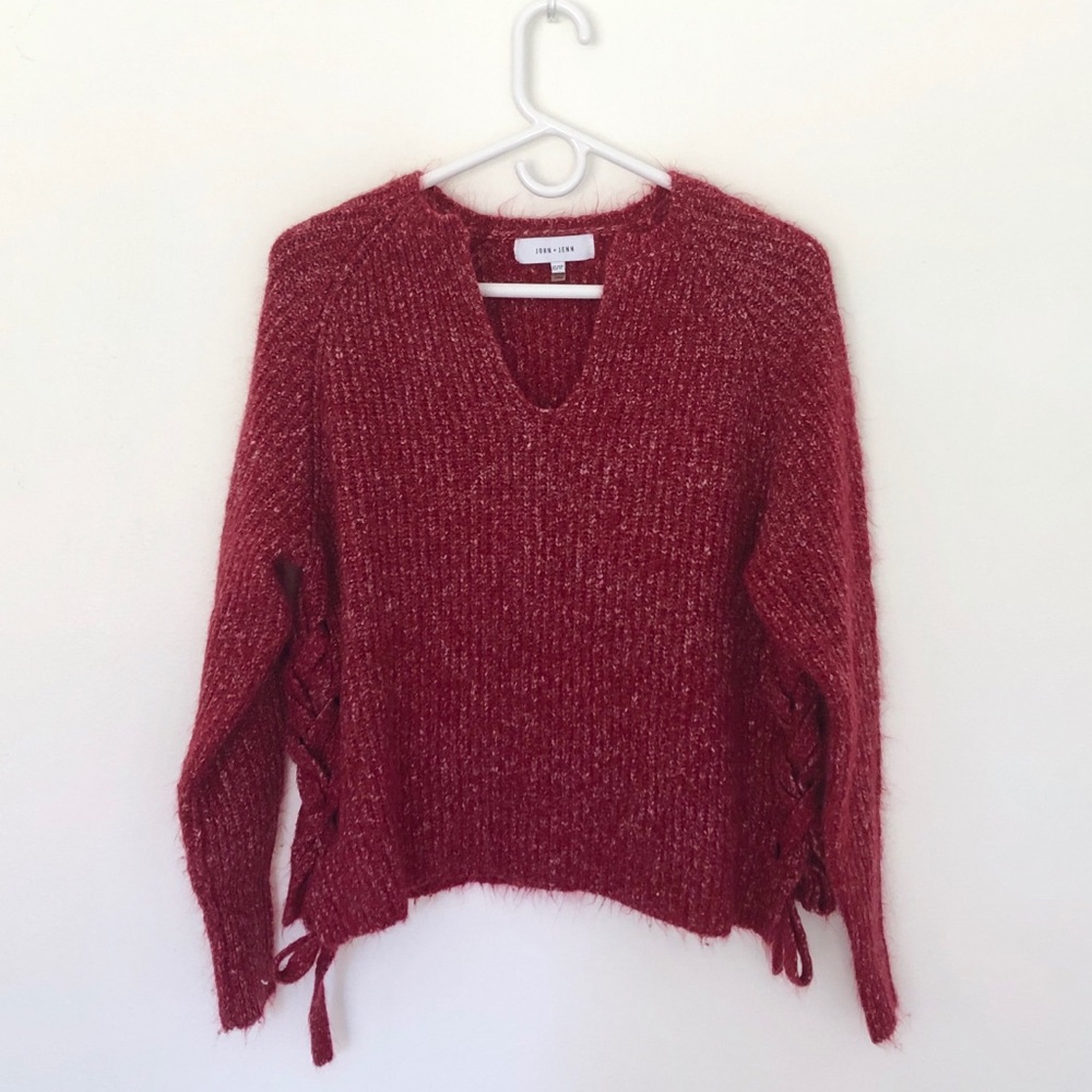 red sweater